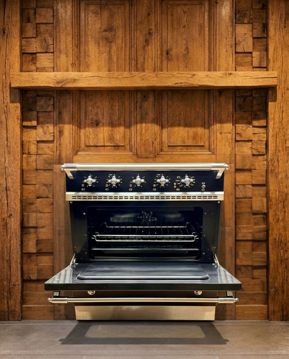 Lacanche Keramisch · 4 Zones · Heteluchtoven · Chrome Details · 70cm