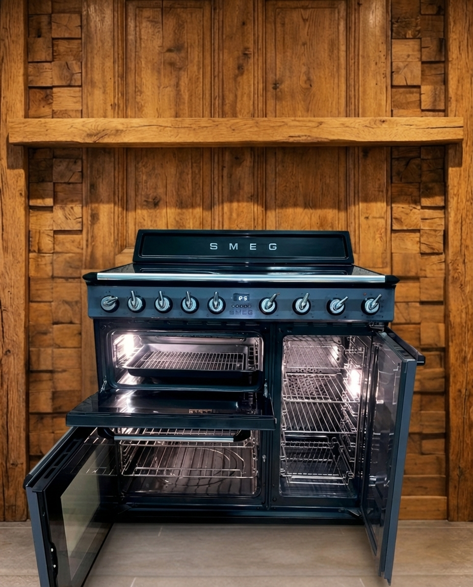 Smeg Victoria Inductie · 5 Zones · 3 Ovens · Nardo Grey · 90cm