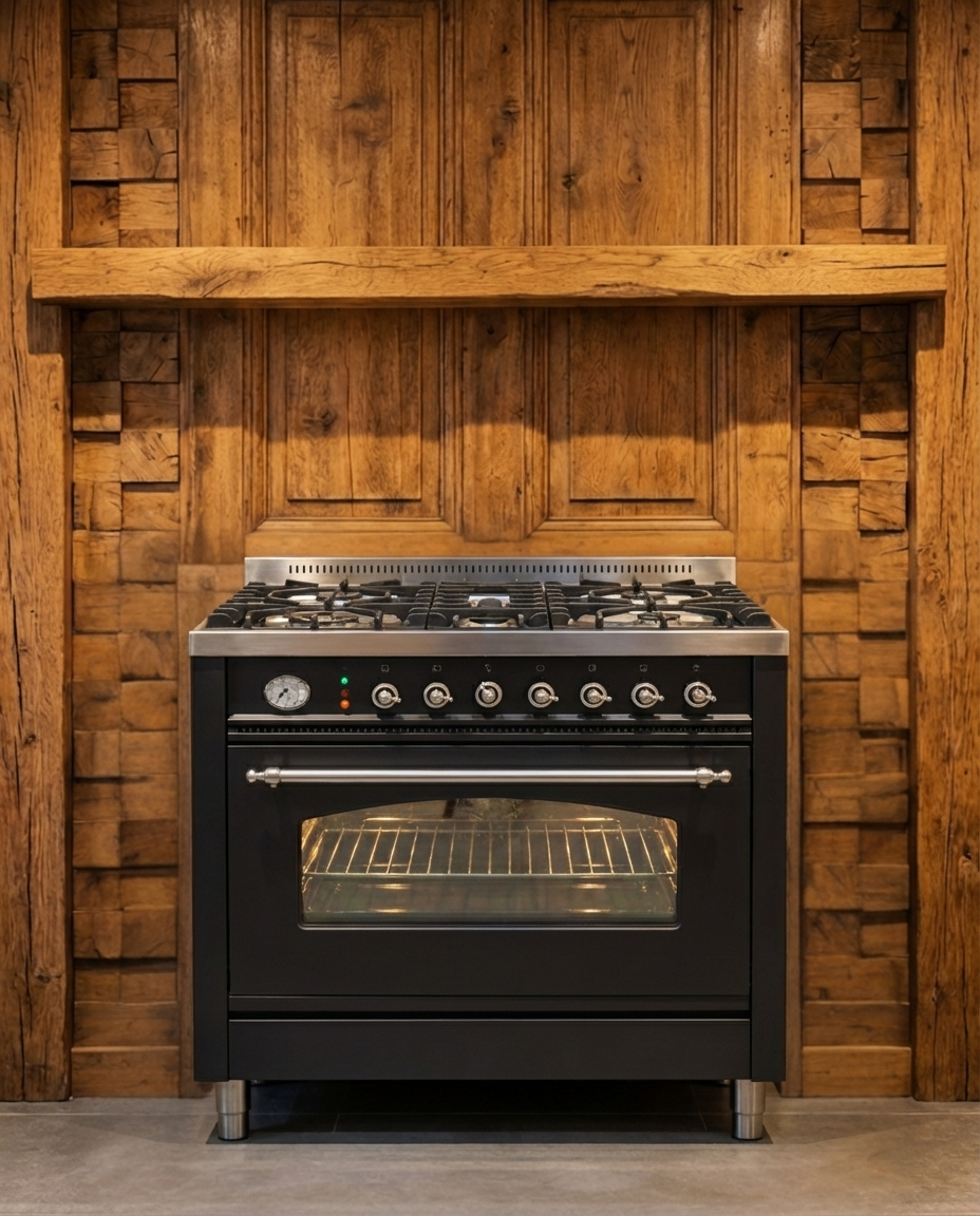 Boretti Gas · 5-pits · Multifunctionele Oven · Antraciet · 90cm