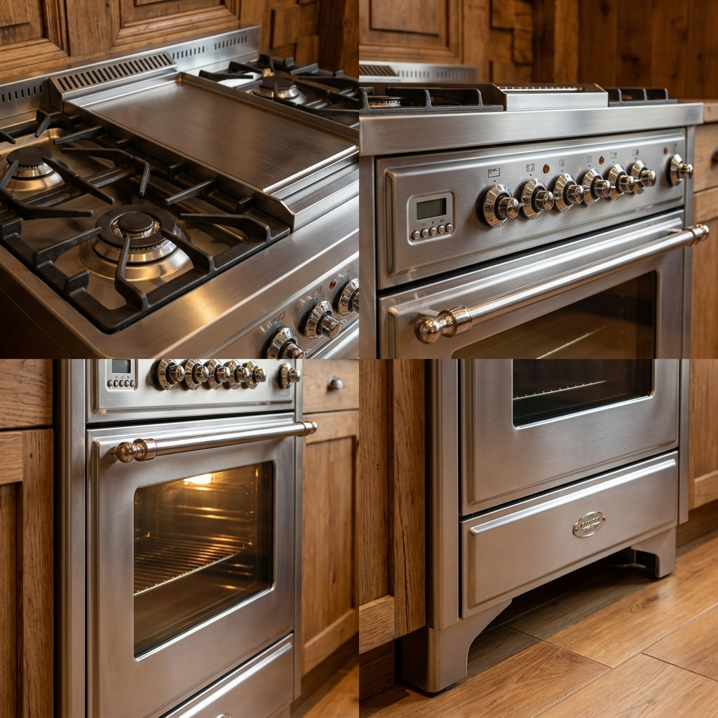 Boretti Majestic · RVS · 90 cm· 5-pits