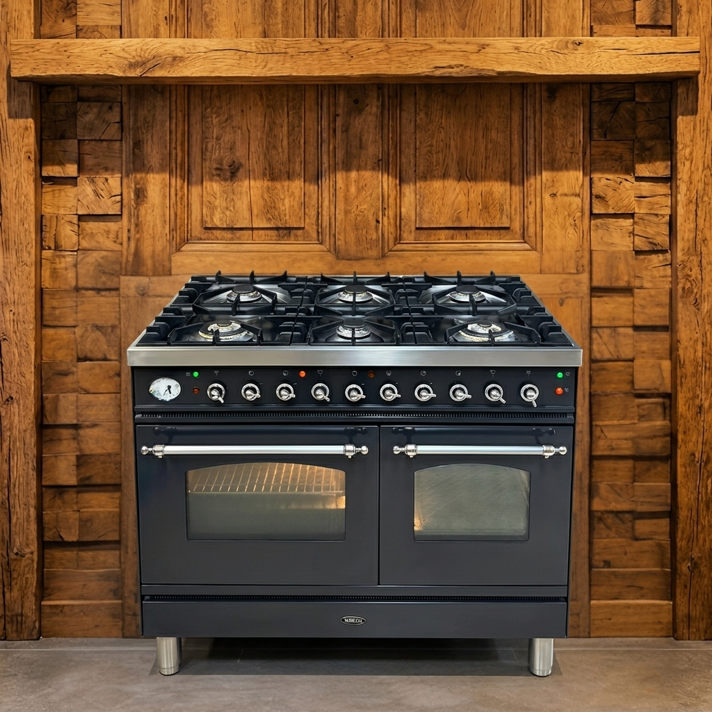 Boretti · Antraciet · 100cm · 6-pits Messing