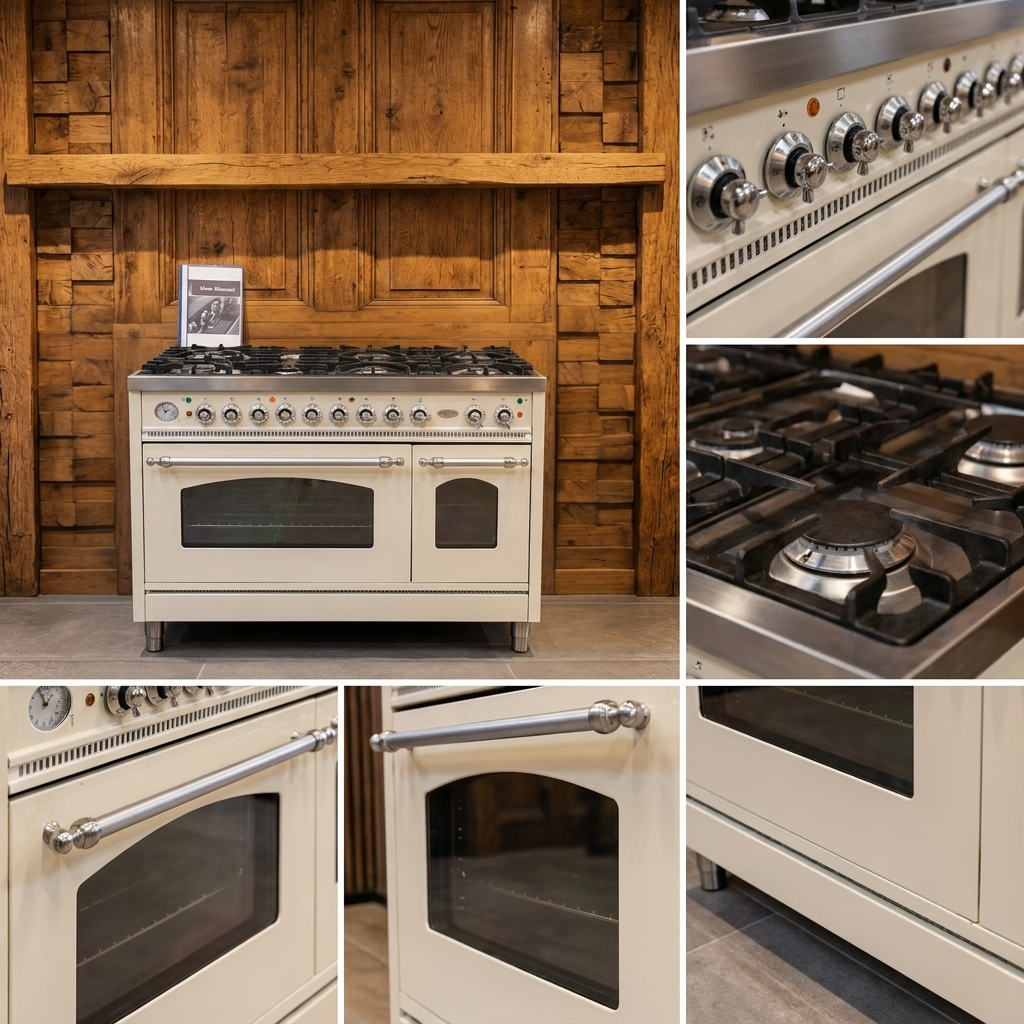 Boretti Nostalgie · Crème · 120cm · 7-pits Messing