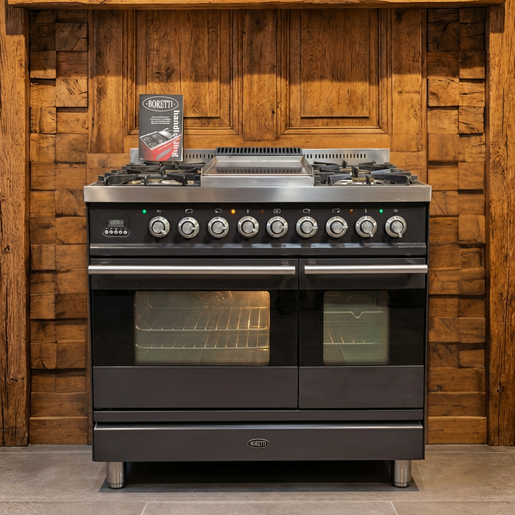 Boretti · Antraciet · 90cm · 5-pits Messing