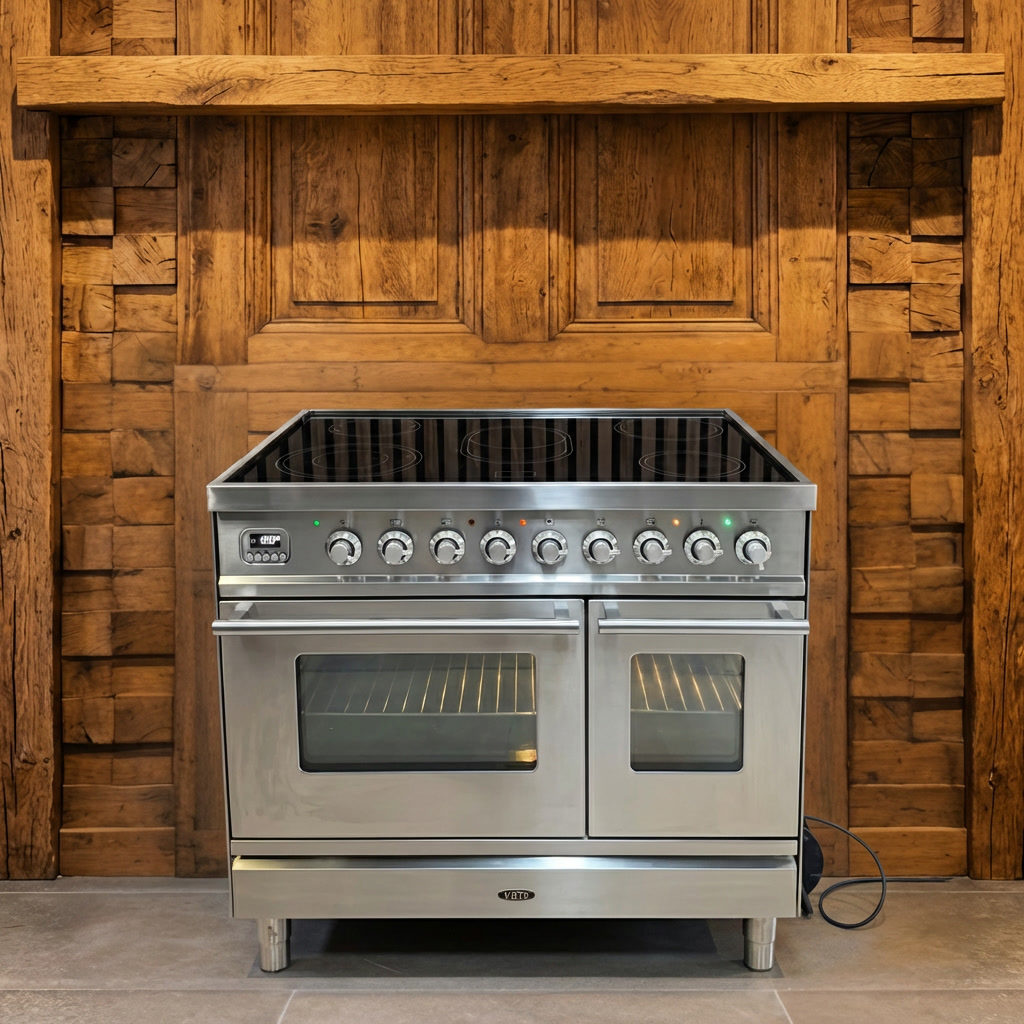 Boretti Como · Keramisch 300° · RVS · 90cm · Dual Oven met Draaispit