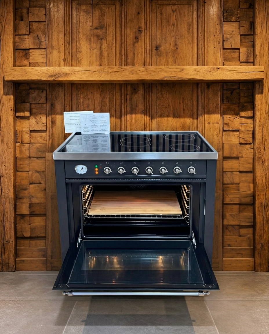 Boretti Keramisch Fornuis · 90cm · 5 Zones · Enkele Oven In meerdere kleuren