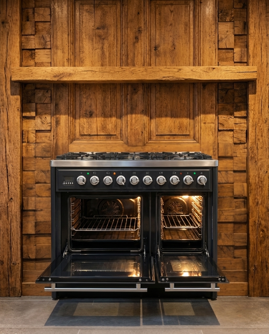 Boretti Majestic Gas · 6-pits met Dubbele Wokbrander · Antraciet · 100cm