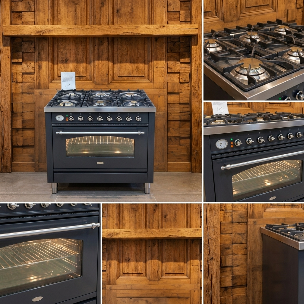 Boretti · Antraciet · 90cm · 6-pits Messing