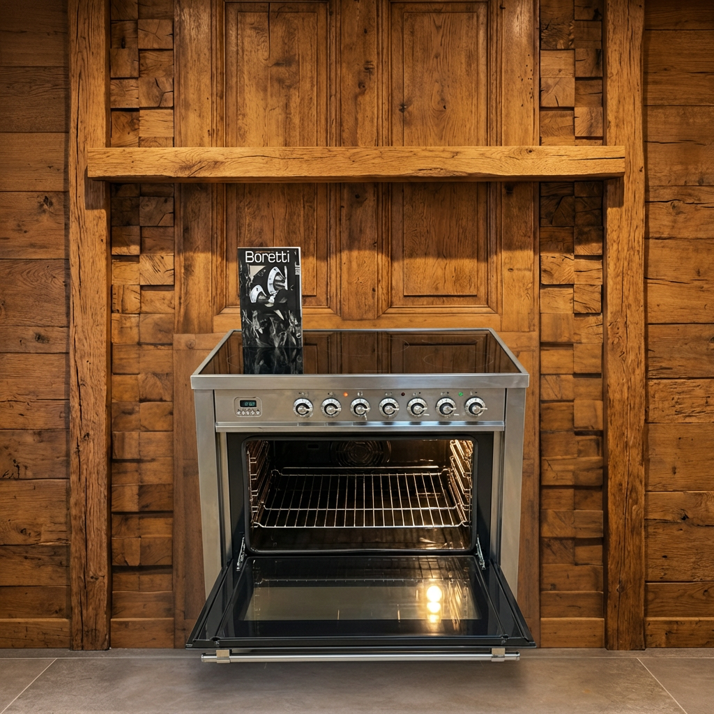 Boretti Inductie · RVS · 90cm · 5 Zones met Booster · Multifunctionele Oven