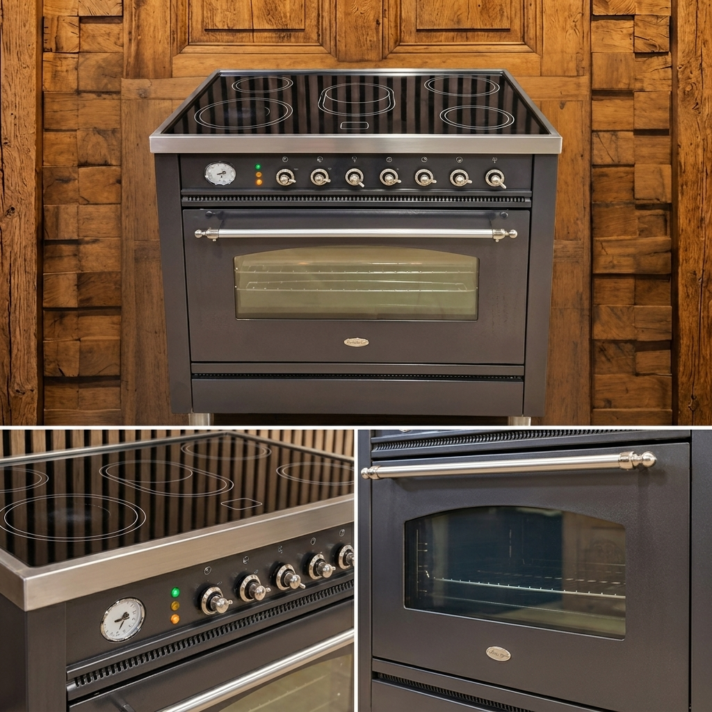 Boretti · Keramisch · 90cm · 5 Zones · Multifunctionele Oven