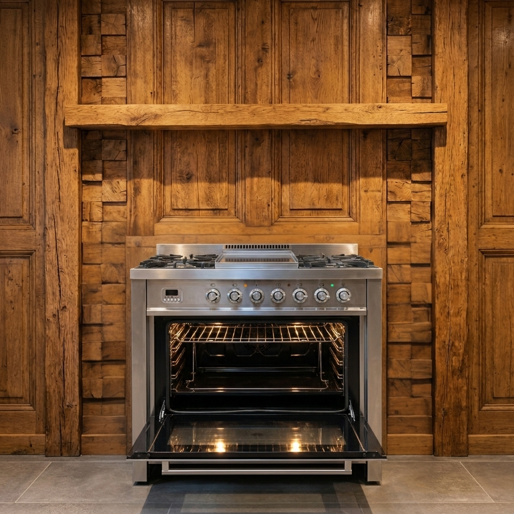 Boretti · RVS · 90cm · 5-pits Messing