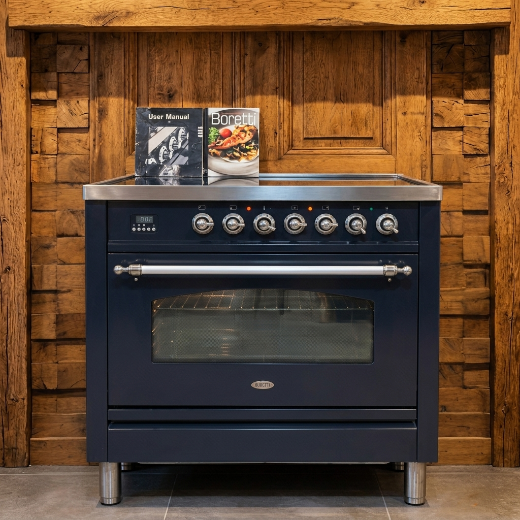 Boretti · Antraciet · 90cm · Keramisch 5 zones met Dual-Zones