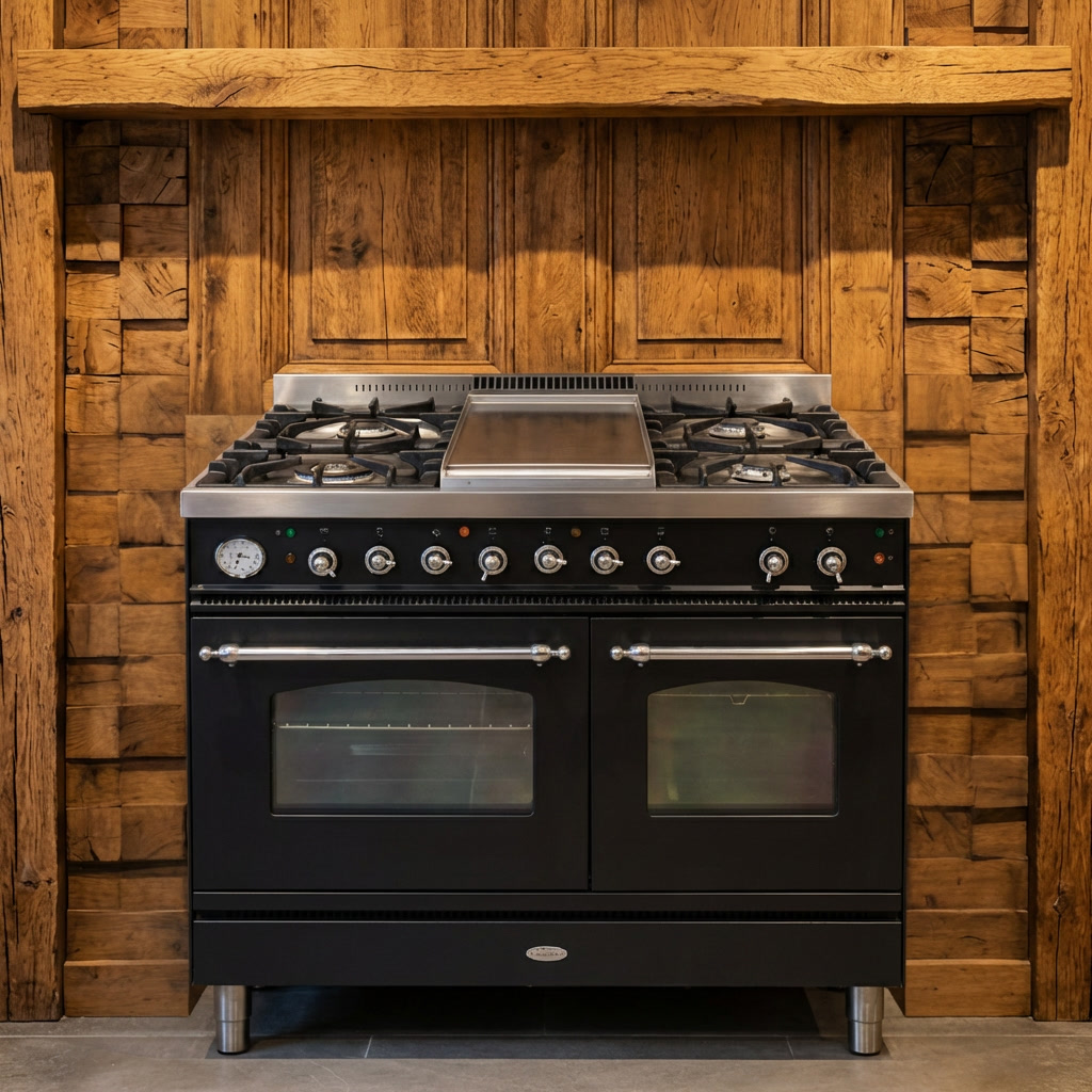 Boretti · Antraciet · 100cm · 5-pits Messing met Grillplaat