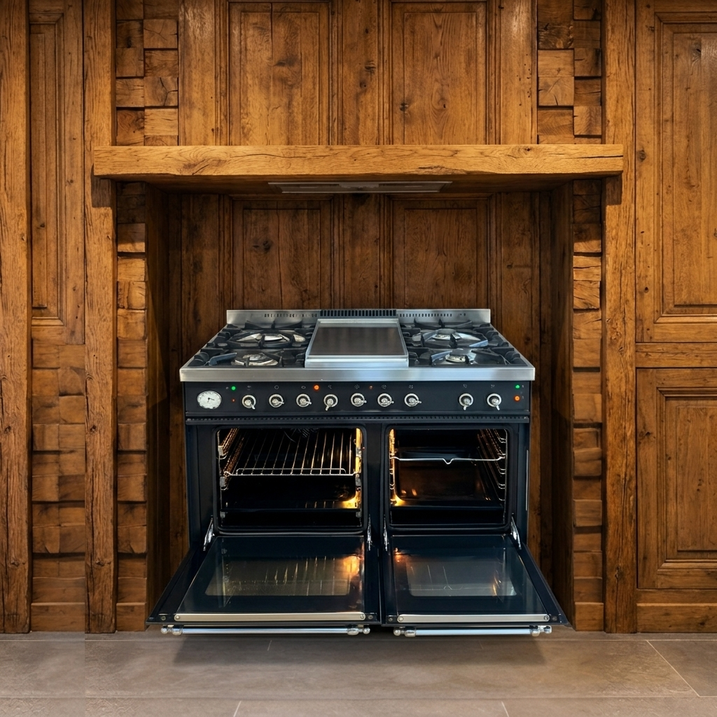 Boretti · Antraciet · 100cm · 5-pits Messing met Grillplaat