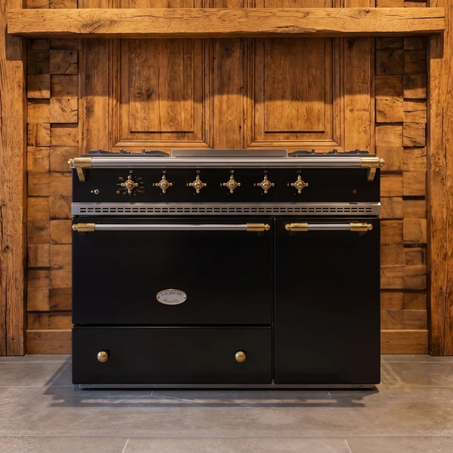 Lacanche Beaune Noir fornuis 100 cm met bakplaat