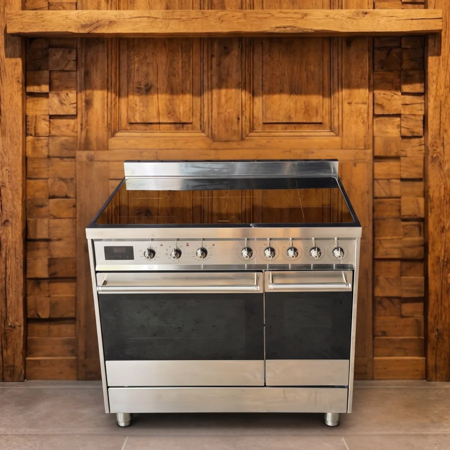 Smeg Roestvrij staal fornuis 90 cm inductie