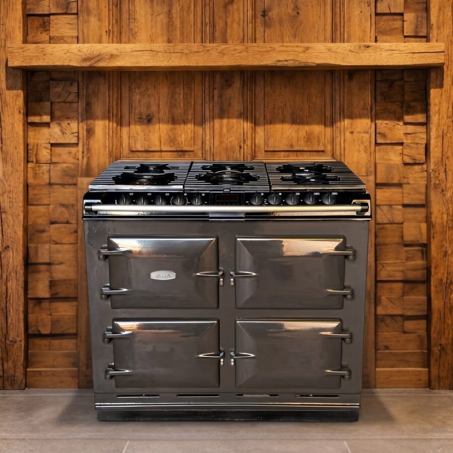 AGA Six - Four · 100 cm · 6-pits · 4 ovens · Antraciet