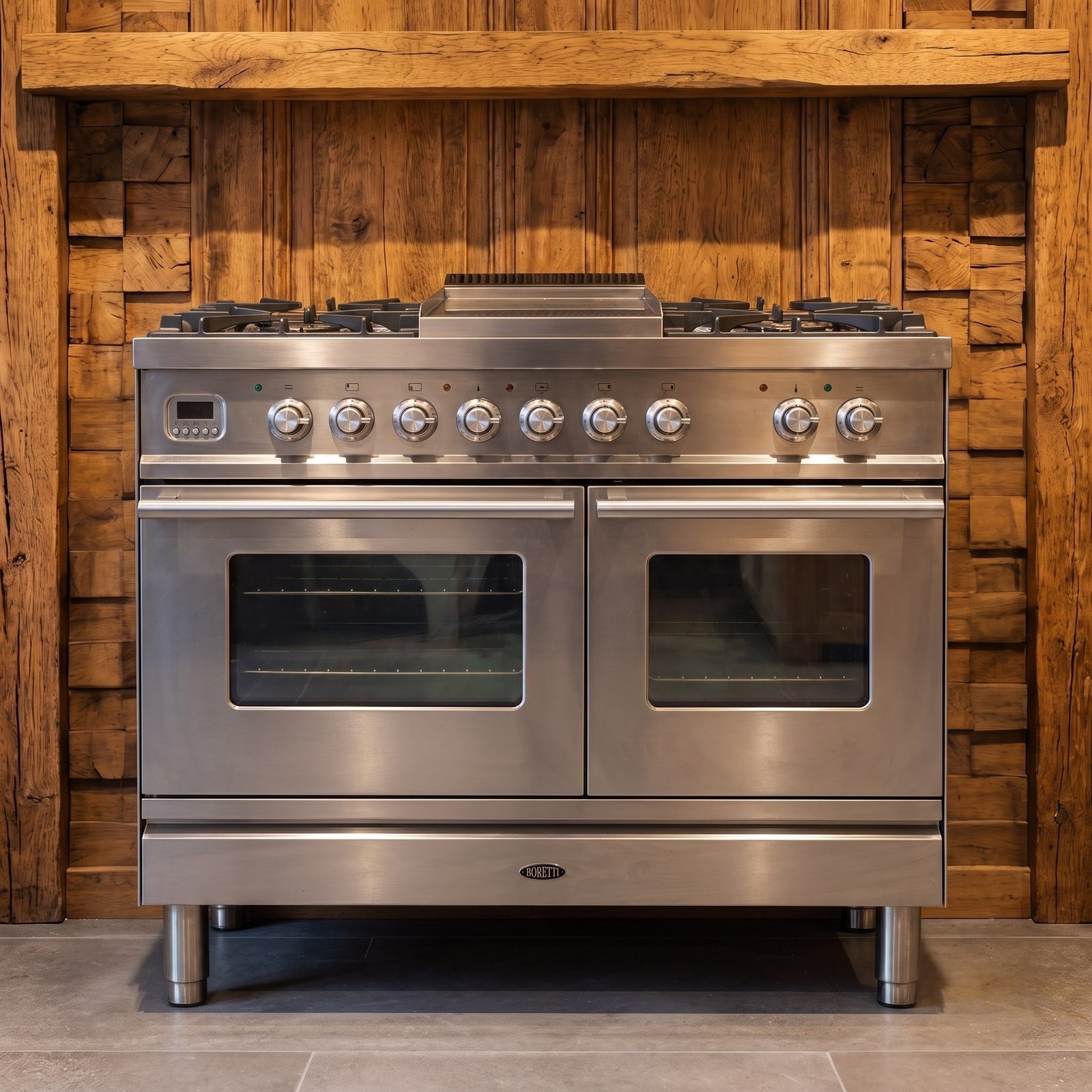 Boretti · 100 cm · 5-pits · 2 ovens · RVS