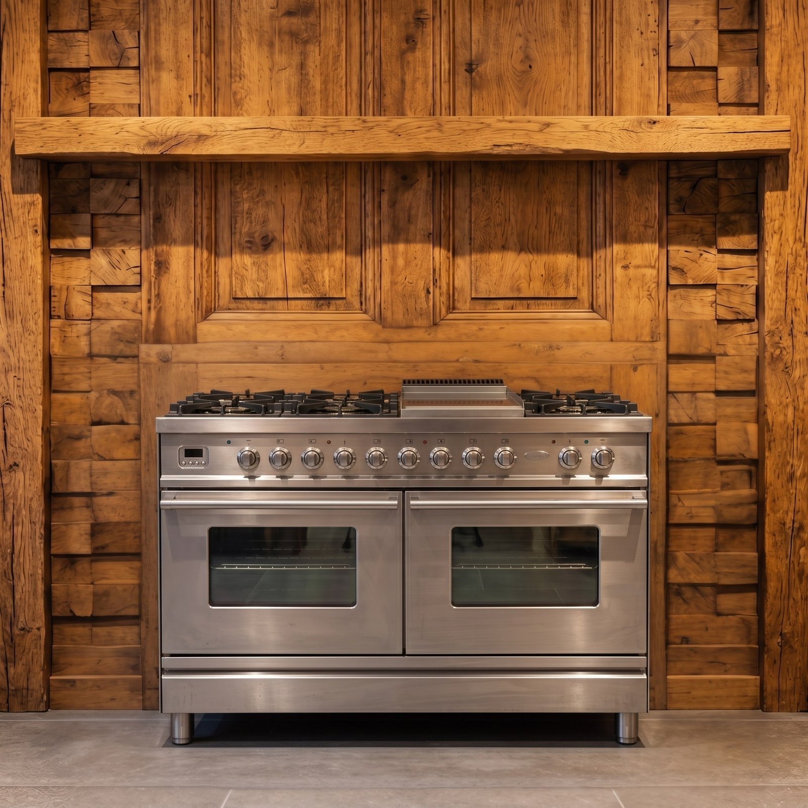 Boretti · 120 cm · 7-pits · 2 ovens · RVS