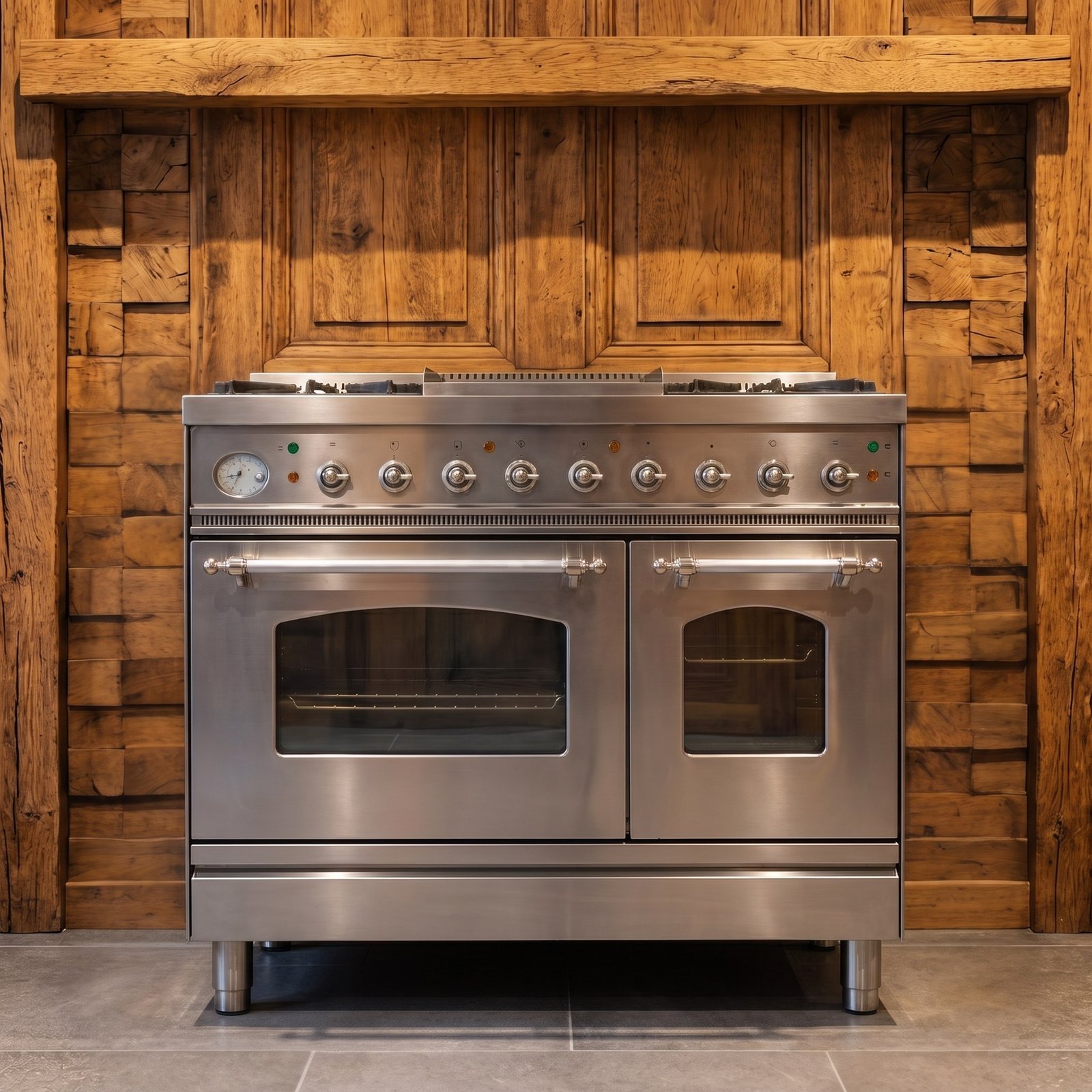 Boretti · 90 cm · 5-pits · 2 ovens · RVS