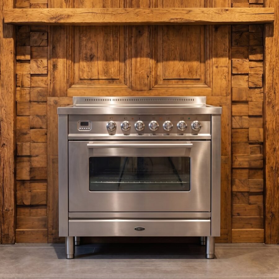 Boretti · 90 cm · 5-zones · 1 oven · RVS