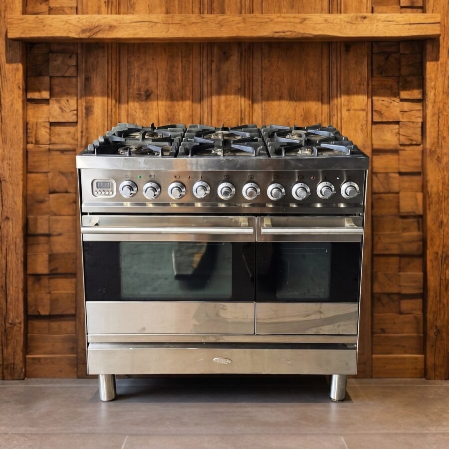 Boretti · 90 cm · 6-pits · 2 ovens · RVS