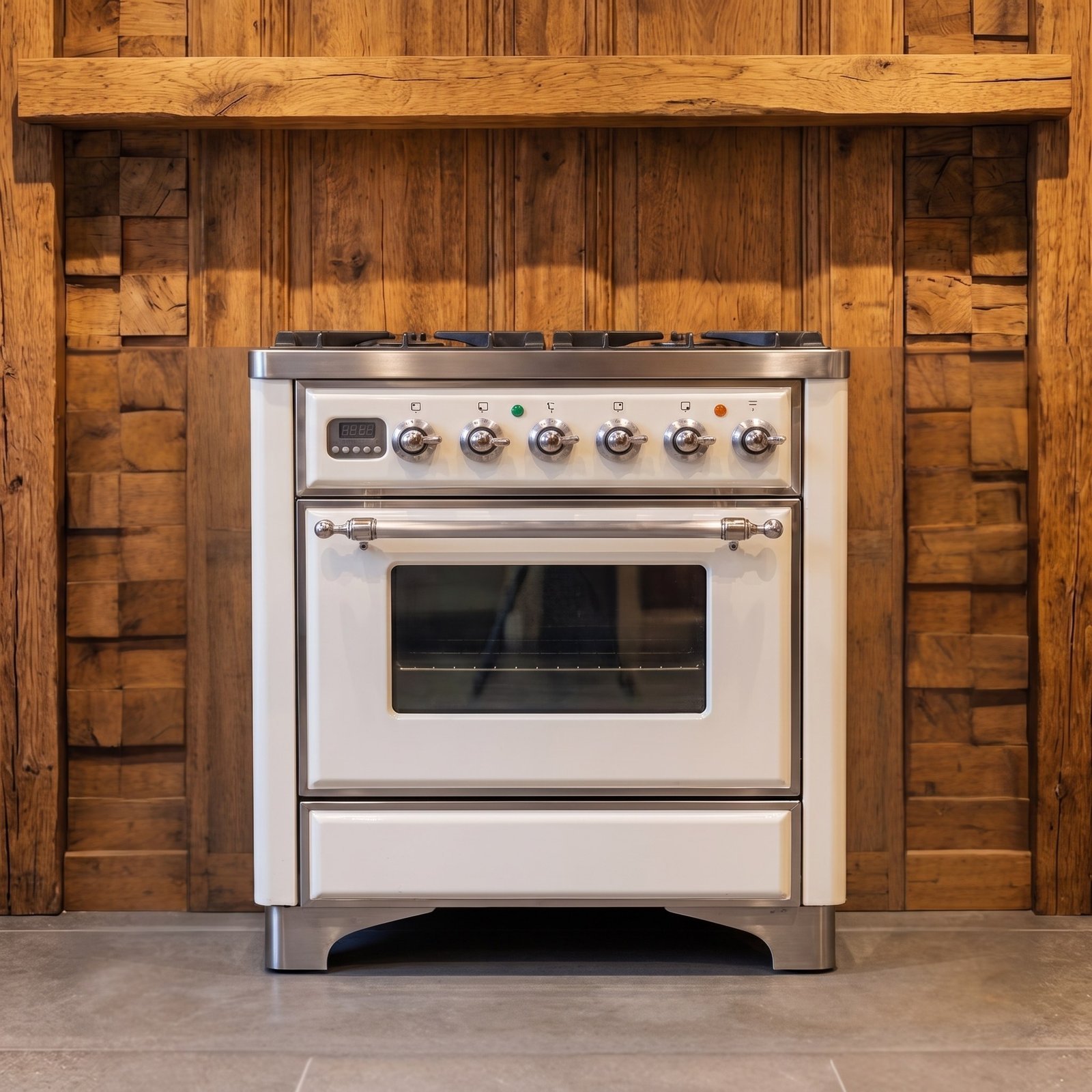 Boretti Majestic · 70 cm · 4-pits · 1 oven · Crème