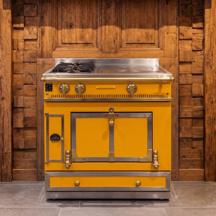 La Cornue Château · 75 cm · 3-pits · 1 oven · Geel