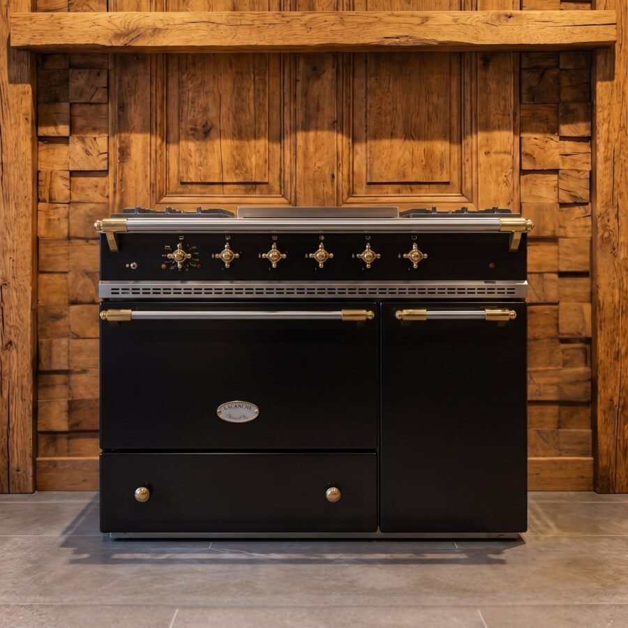 Lacanche Beaune · 100 cm · 5-pits · 1 oven · Zwart