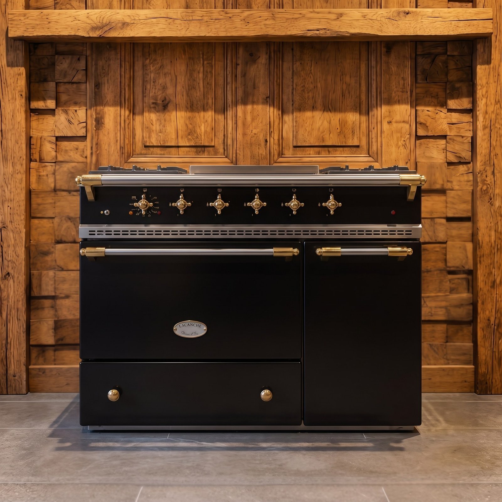 Lacanche Beaune · 100 cm · 5-pits · 1 oven · Zwart