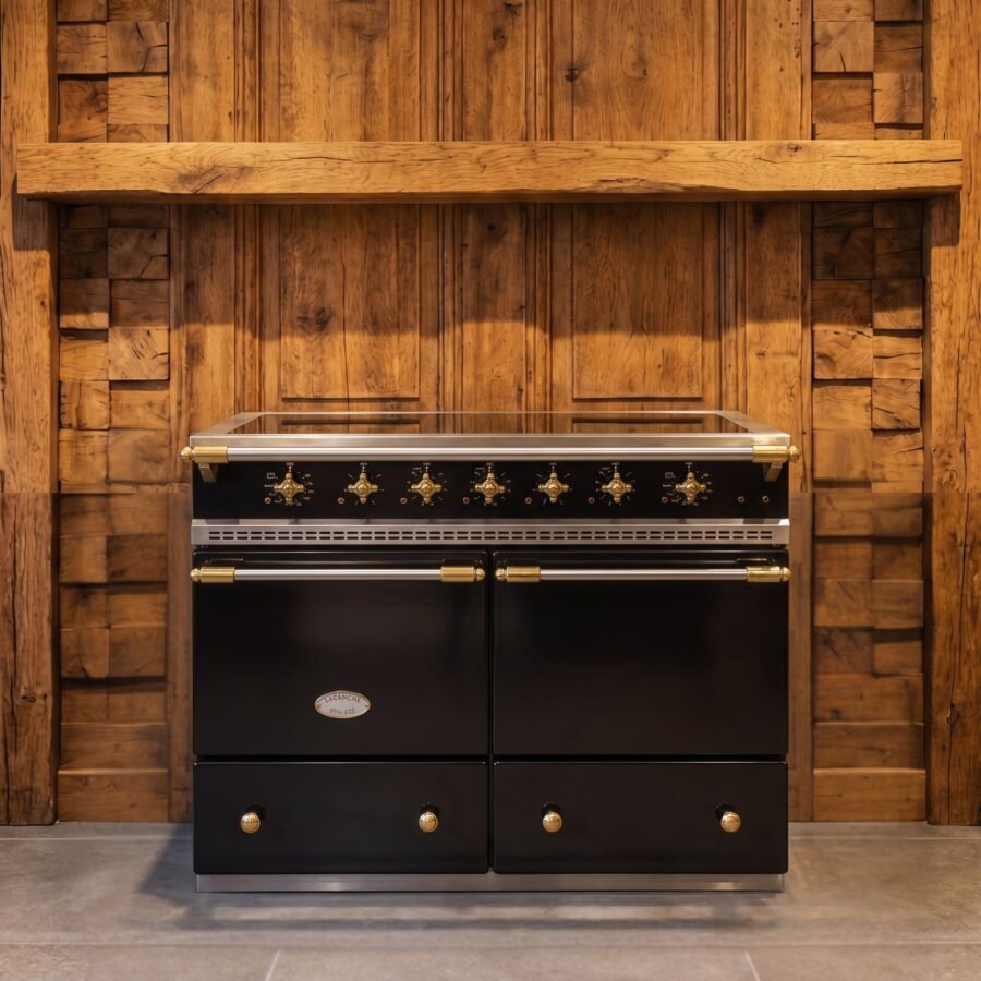 Lacanche Cluny 1000 · 100 cm · 6-zones · 2 ovens · Hoogglans Zwart