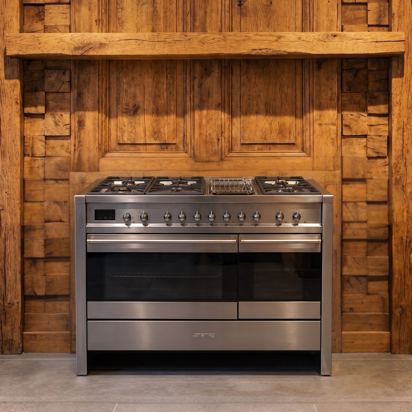 Smeg · 120 cm · 6-pits · 2 ovens · RVS