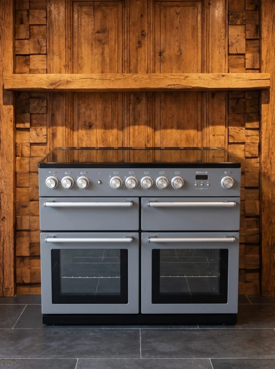 Rangemaster Nexus SE 110 inductiefornuis — Slate met chroom