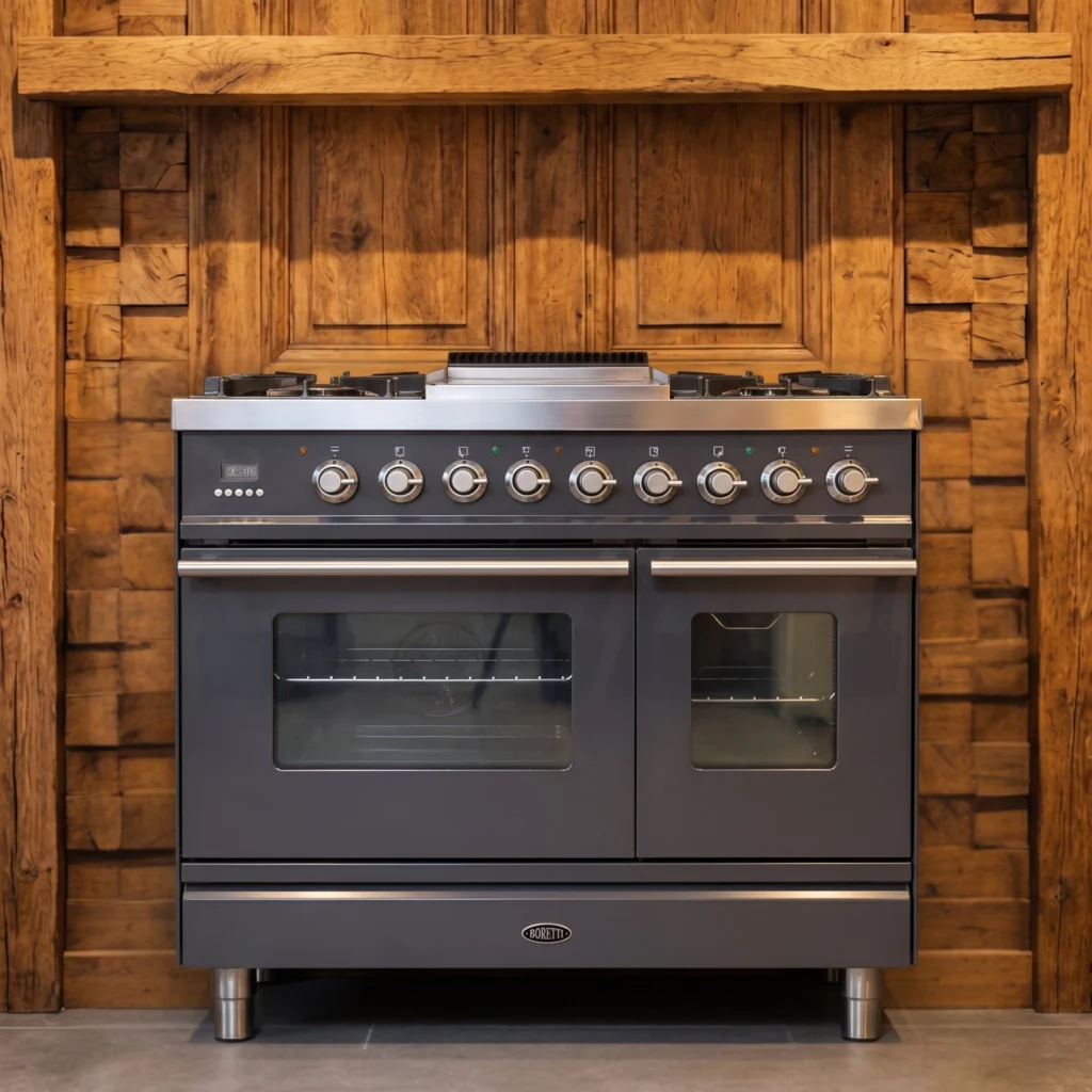 Boretti Antraciet 5-pits dubbele oven fornuis 90 cm — foto 1 van 3