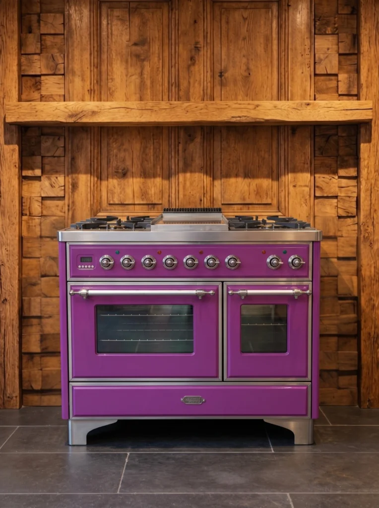 Boretti Majestic 100 cm fornuis — Violet Paars — foto 1 van 5