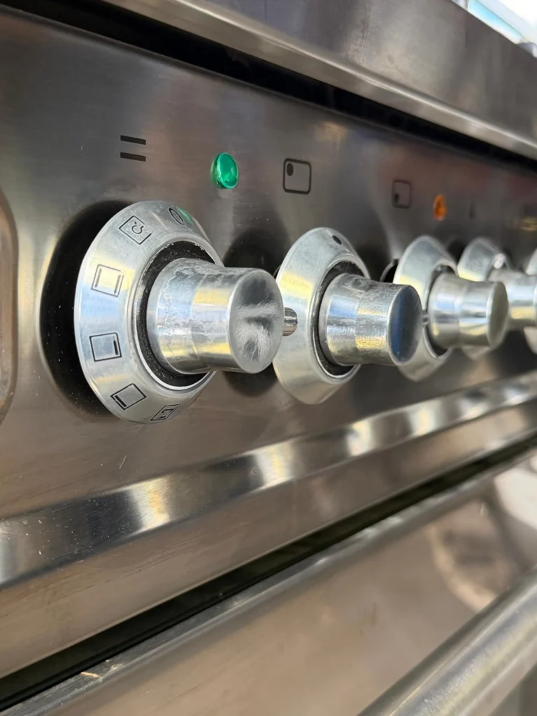 Boretti RVS 6-pits fornuis 90 cm dubbele oven — foto 5 van 6