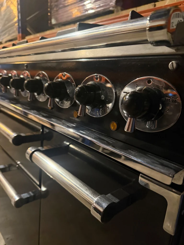 Falcon Deluxe 90 cm fornuis — Zwart — foto 4 van 5