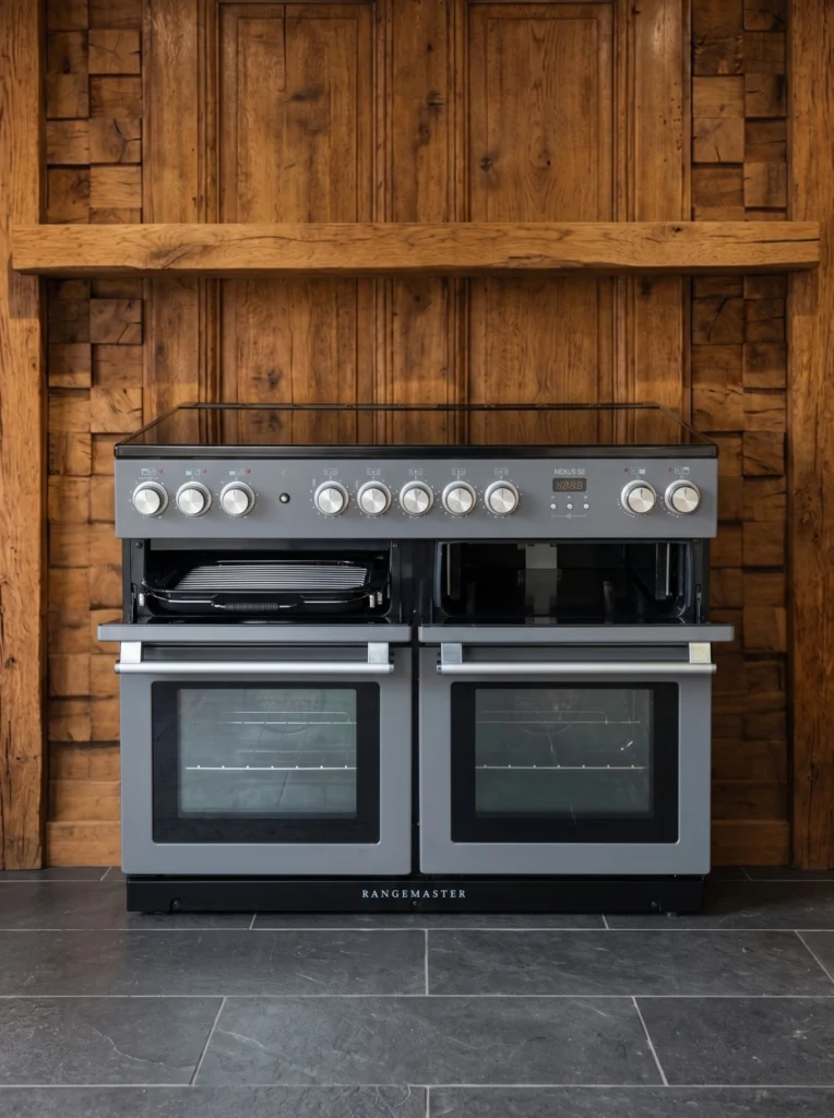 Rangemaster Nexus SE 110 inductiefornuis — Slate met chroom — foto 2 van 4