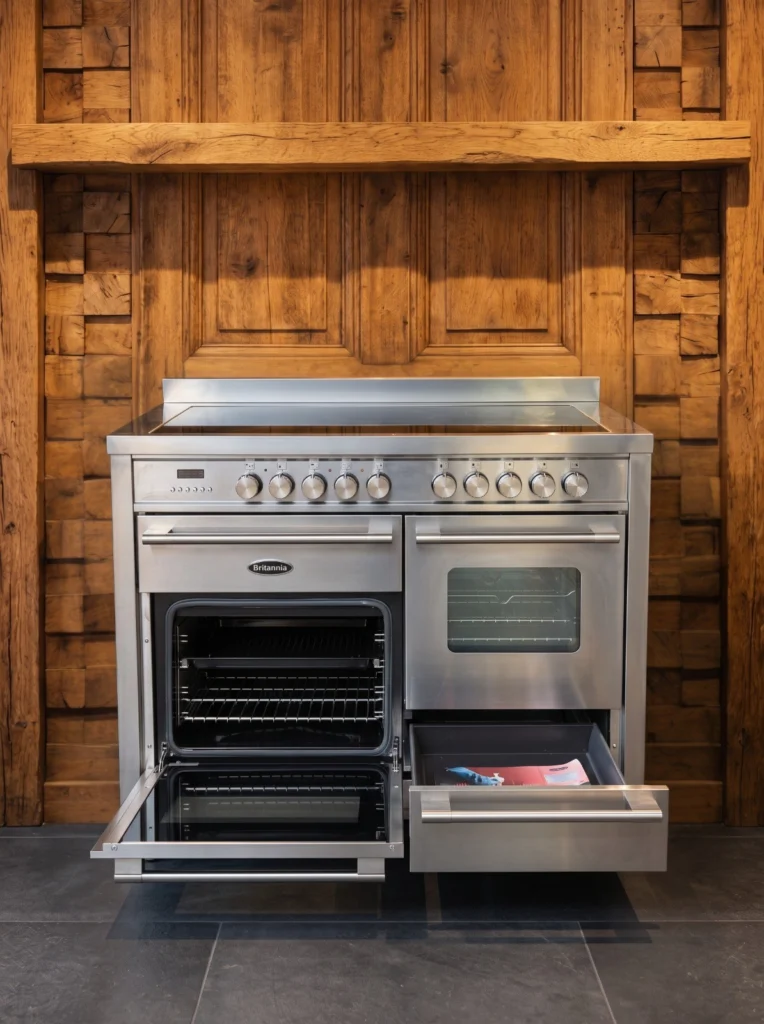 Boretti Techline 110 cm inductiefornuis — RVS — foto 2 van 5