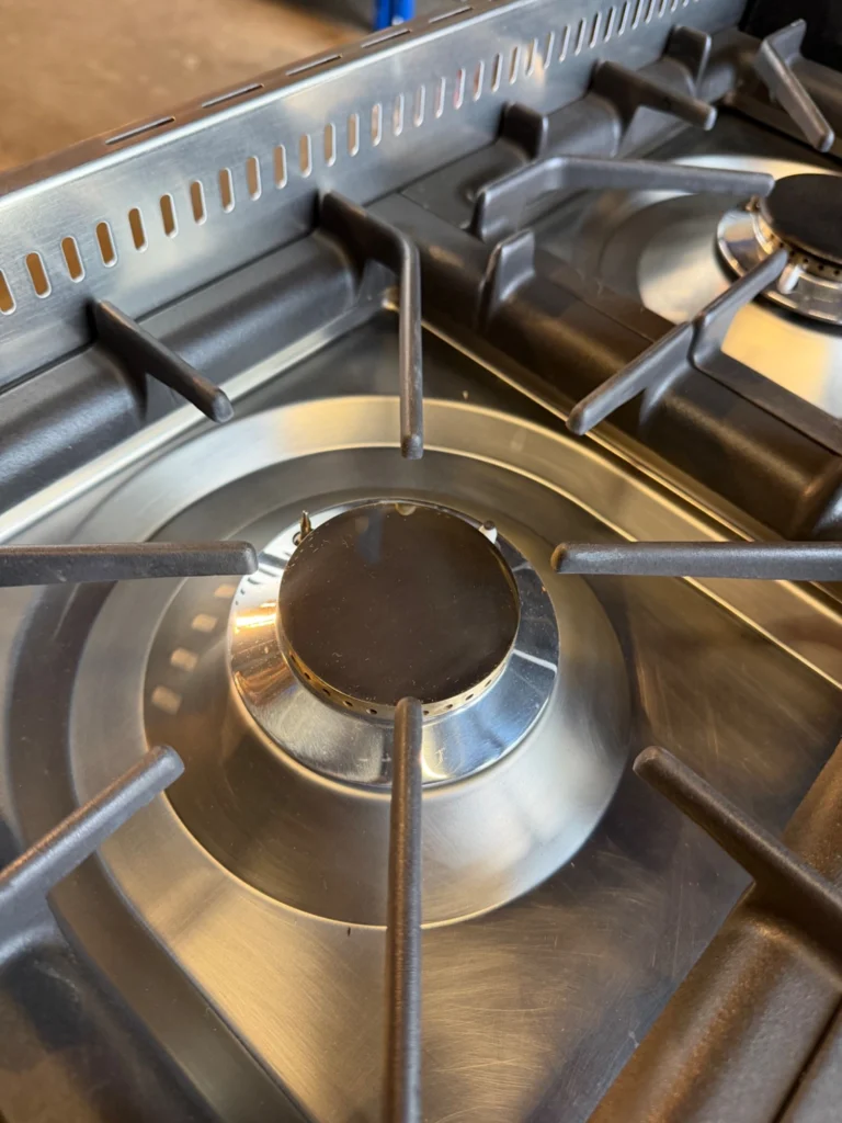 Boretti Majestic 100 cm fornuis — Antraciet met rvs — foto 4 van 8