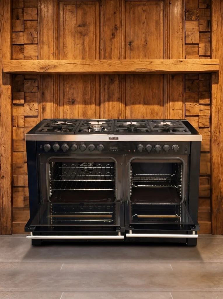 Stoves 120 cm gasfornuis — Zwart — foto 2 van 4