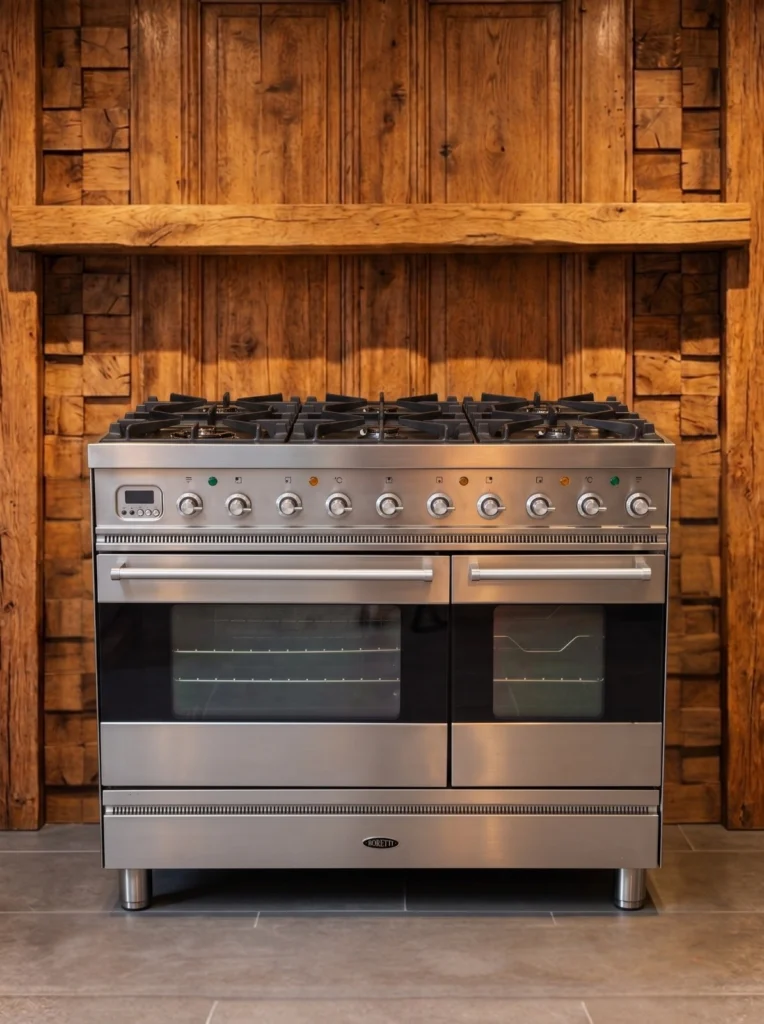 Boretti Principale 90 cm gasfornuis — RVS — foto 1 van 5