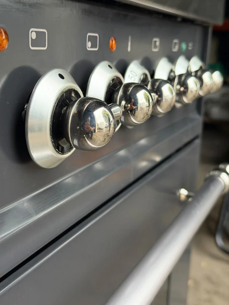 Boretti Principale 60 cm gasfornuis — Antraciet — foto 4 van 6