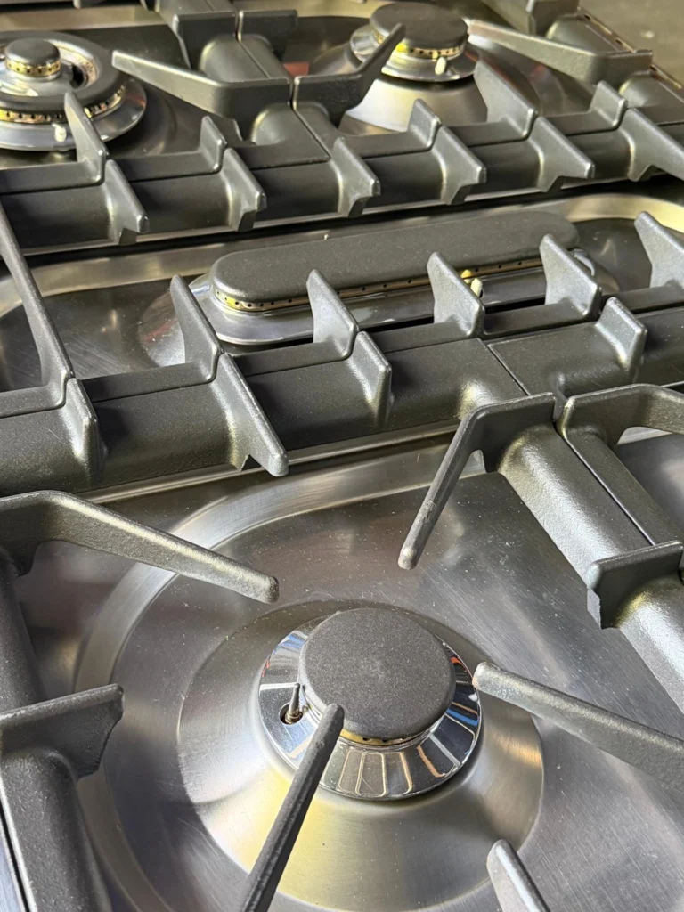Boretti RVS 5-pits fornuis 90 cm met wokbrander — foto 5 van 6