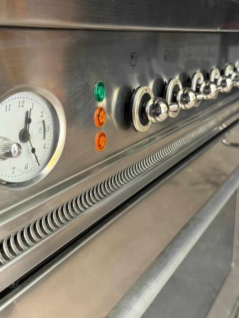 Boretti RVS 5-pits fornuis 90 cm met wokbrander — foto 4 van 6