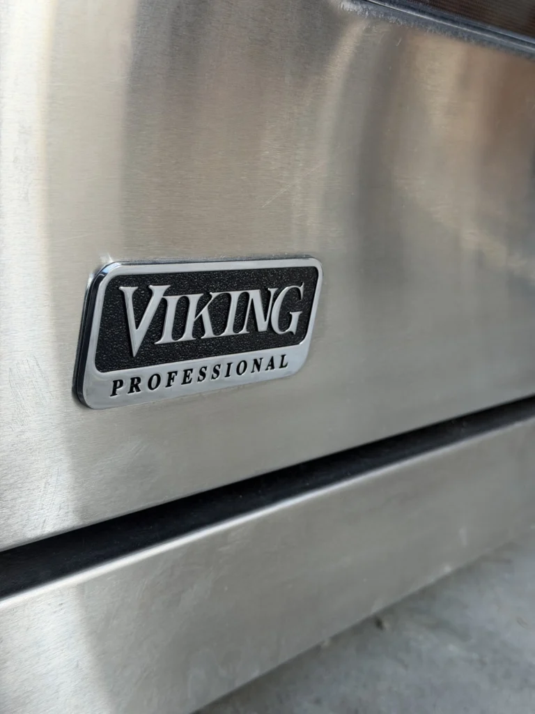 Viking Europese exportlijn 122 cm gasfornuis — RVS — foto 4 van 4