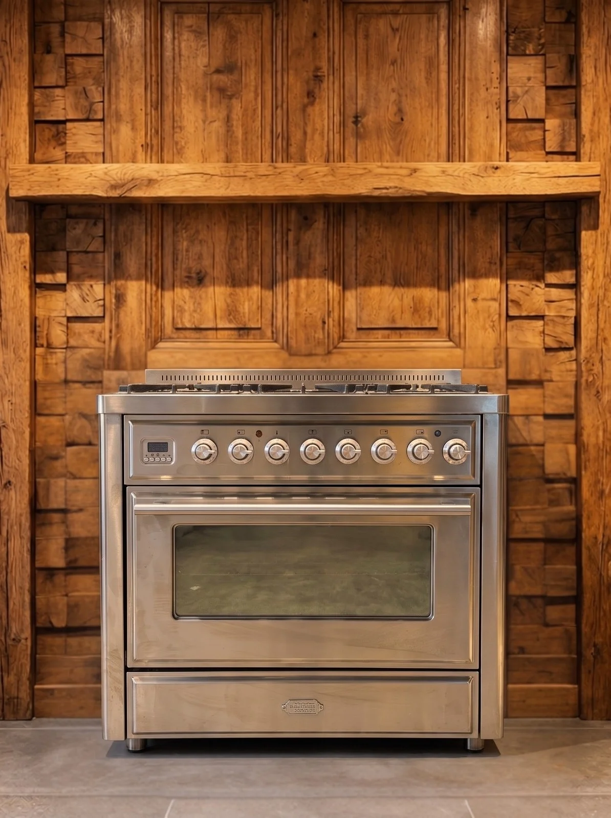 Boretti Majestic 90 cm gasfornuis — RVS, foto 1 van 9