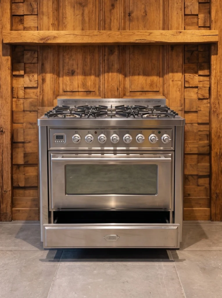 Boretti Majestic 90 cm gasfornuis — RVS — foto 2 van 9