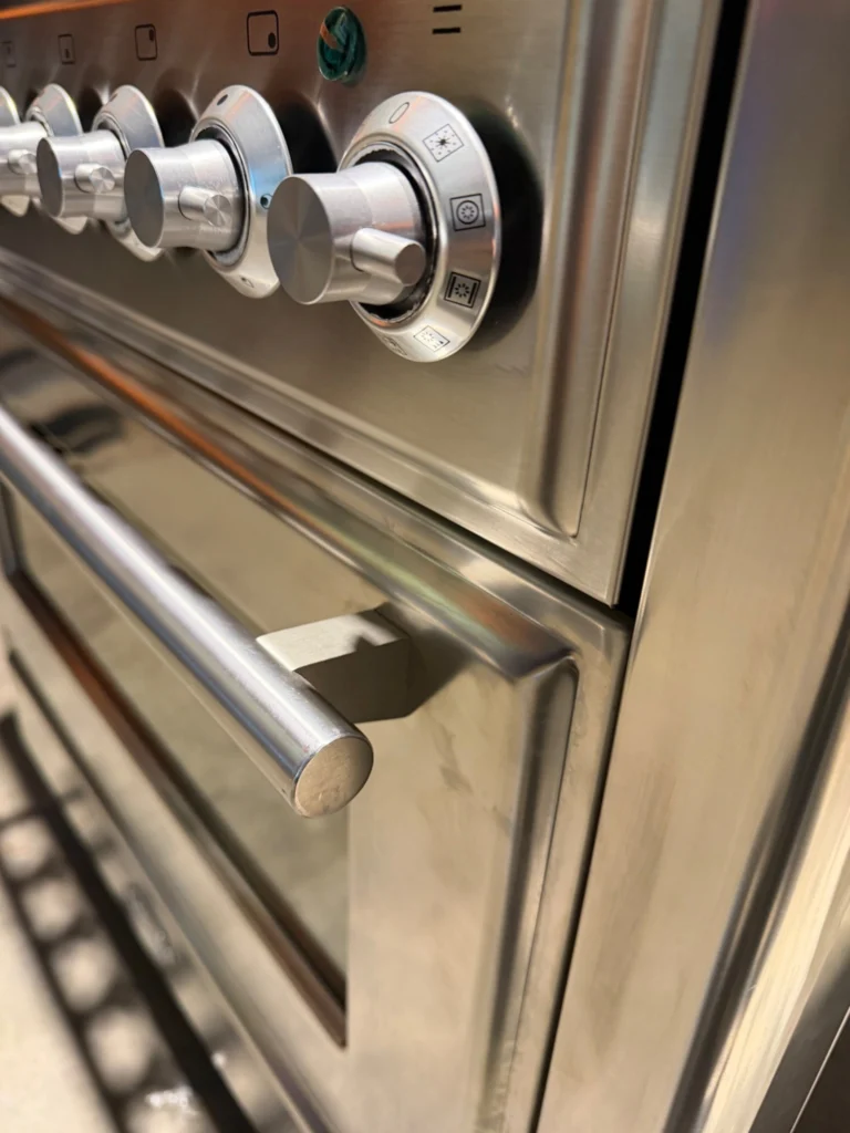 Boretti Majestic 90 cm gasfornuis — RVS — foto 5 van 9