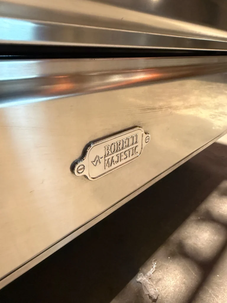 Boretti Majestic 90 cm gasfornuis — RVS — foto 9 van 9
