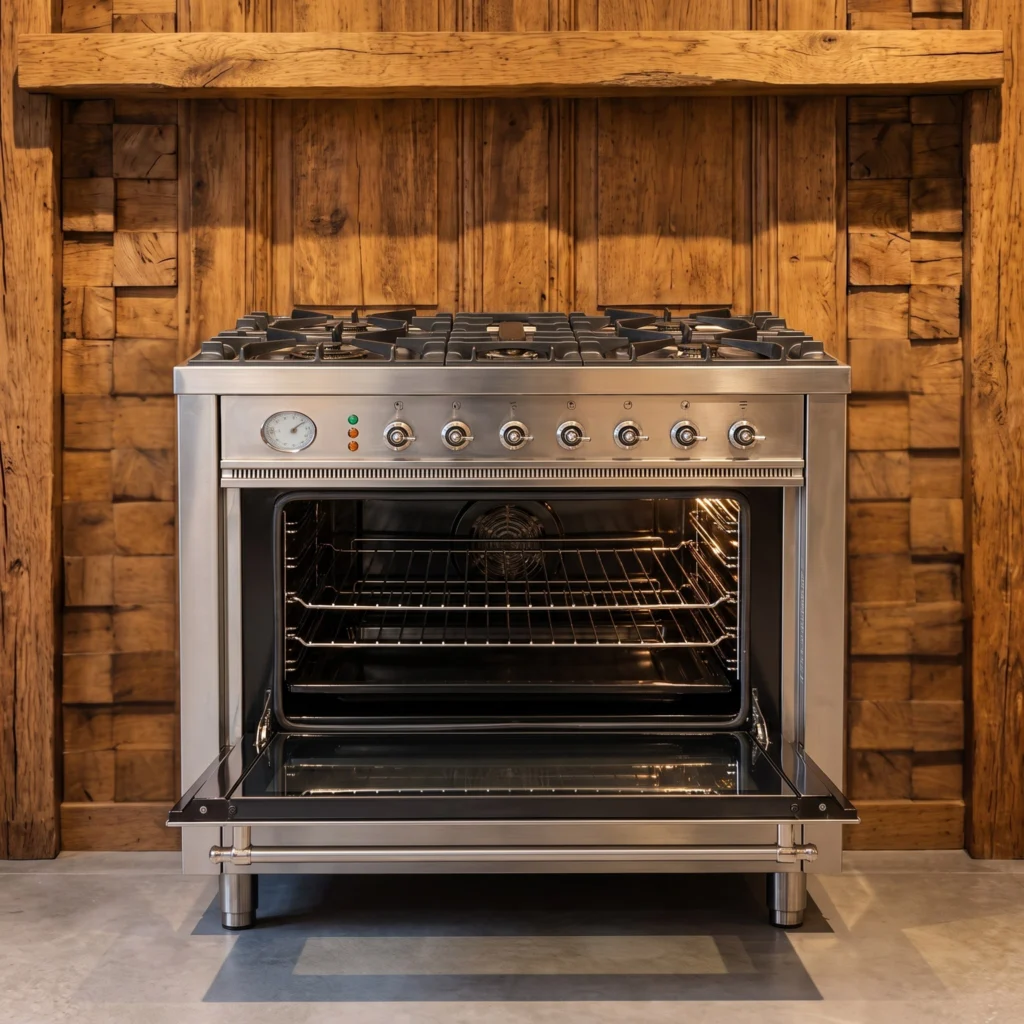 Boretti RVS 5-pits fornuis 90 cm met wokbrander — foto 2 van 6